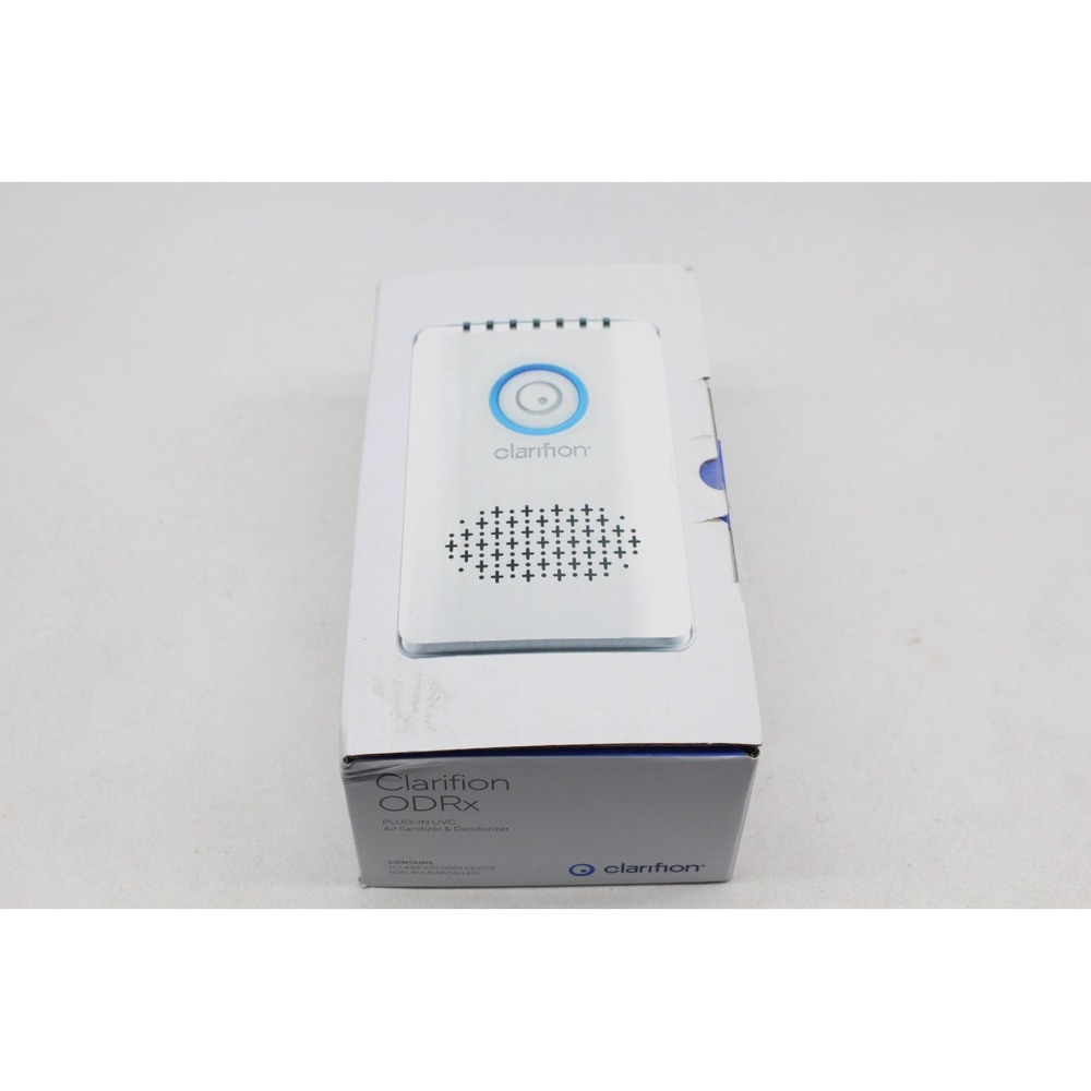 Clarifion ODRx UVC Plug-In Air Purifier, Odor & Germ Removal, Compact NIB